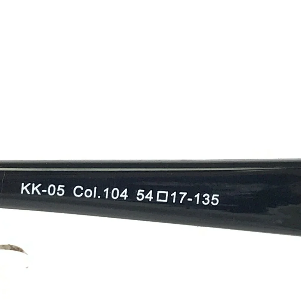 Kardashian Kollection KK-05 COL.104 Eyeglasses Frames Black Round 54-17-135